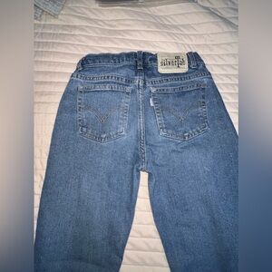 Girls Levi Silver Tab Mini Mom Jeans Sz 10 [ E-15]